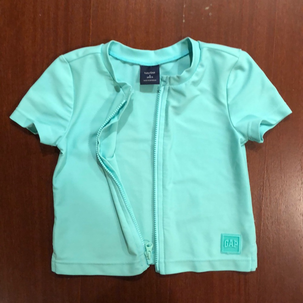 babyGap Zip Front Rashguard - Picture 3 of 3